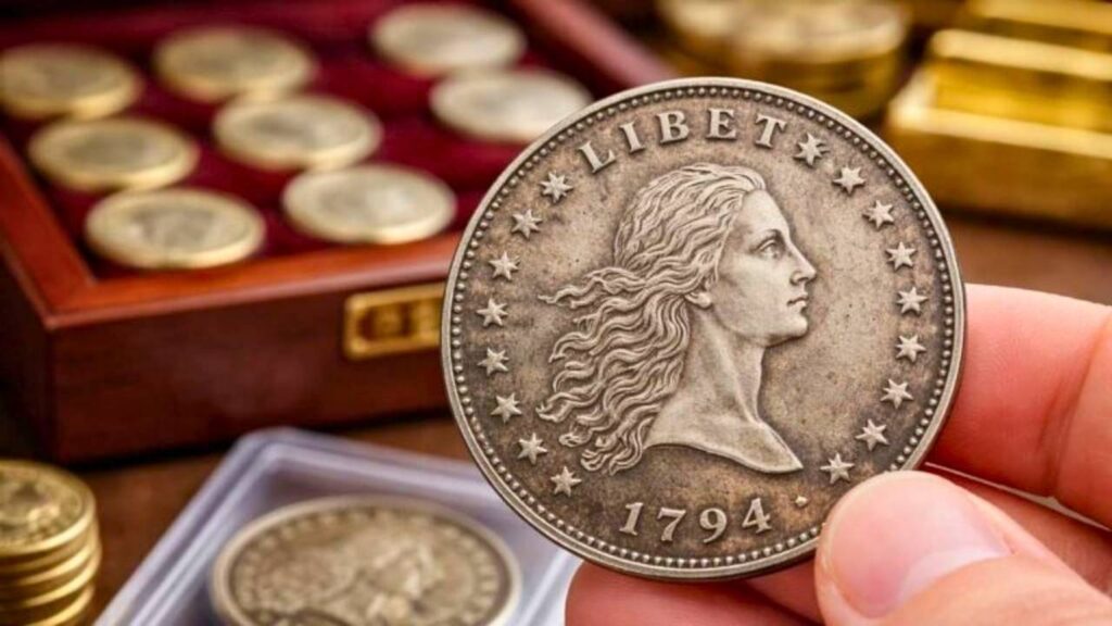 The Legendary 1794 Flowing Hair Dollar Rare U.S. Coin Worth $10 Million