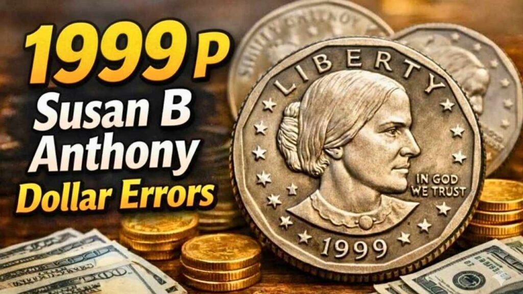 1999 P Susan B Anthony Dollar Errors Worth Big Money Complete Value Guide 2026