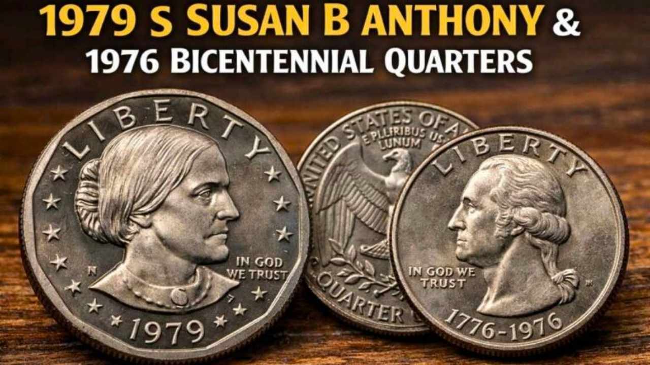 1979‑S Susan B Anthony Dollar & 1976 Bicentennial Quarters Explained Collector’s Value Guide to Coins Worth Thousands