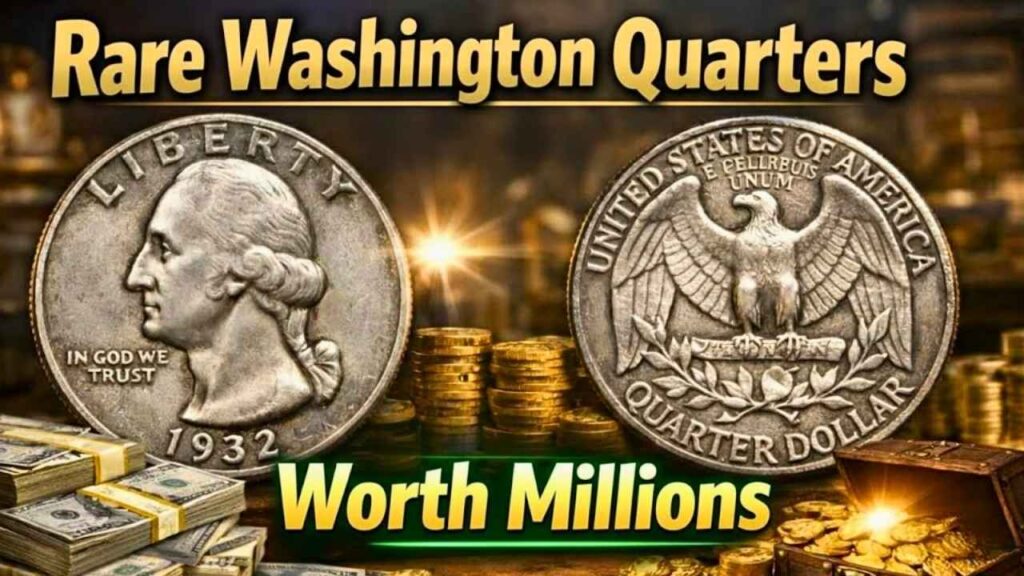 Rare Washington Quarters Worth Millions in 2026 Hidden U.S. Coin Treasures